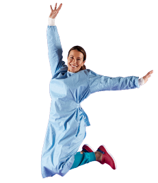 Jumping Gown Lady